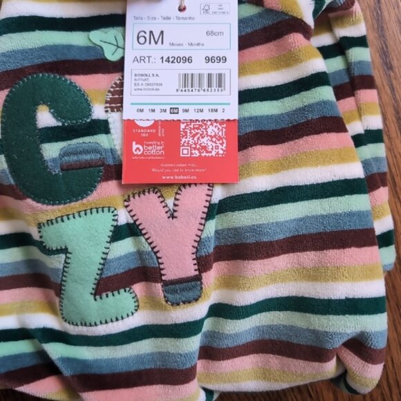 Striped Multicolor Kids One Piece - Picture 4 of 4